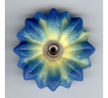 BLAU GELB (ASTRID) - mit Glitzer