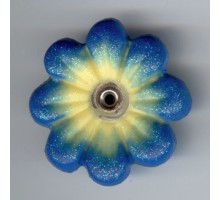 BLAU GELB (LIESCHEN) - mit Glitzer