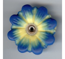 BLAU GELB (MARGARETE) - ohne Glitzer