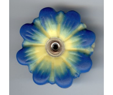BLAU GELB (MARGARETE) - ohne Glitzer