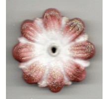 BEIGE WEISS (Margarete) - mit Glitzer