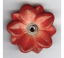 DUNKELROT ORANGE (SOFIA) - mit Glitzer