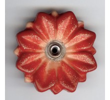 DUNKELROT ORANGE (DIANA) - mit Glitzer
