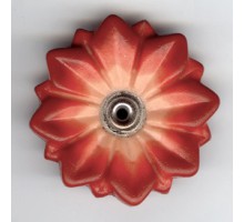 DUNKELROT ORANGE (DIANA) - ohne Glitzer