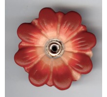 DUNKELROT ORANGE (MARGARETE) - ohne Glitzer