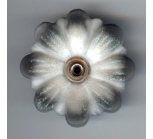 GRAU WEISS (MARGARETE) - mit Glitzer