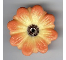 ORANGE GELB (MARGARETE) - mit Glitzer