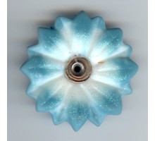 TÜRKIES WEISS (ASTRID) - mit Glitzer