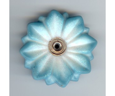 TÜRKIES WEISS (DIANA) - mit Glitzer